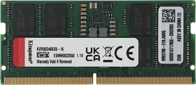 Оперативная память Kingston Valueram DDR5 32ГБ 5600МГц (KVR56S46BS8-32)