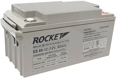 Аккумулятор для ИБП Rocket с емкостью 12В 65Ач (ES6512)