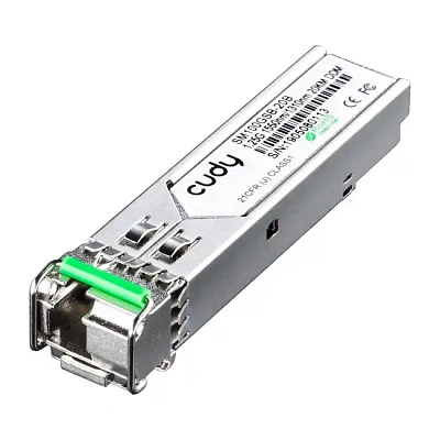 Оптический транссивер GbE SFP WDM CUDY SM100GSB-20B  (SM100GSB-20B)