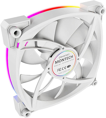 Вентилятор для корпуса Montech RX120 PWM, Белый (RX120 PWM (W))