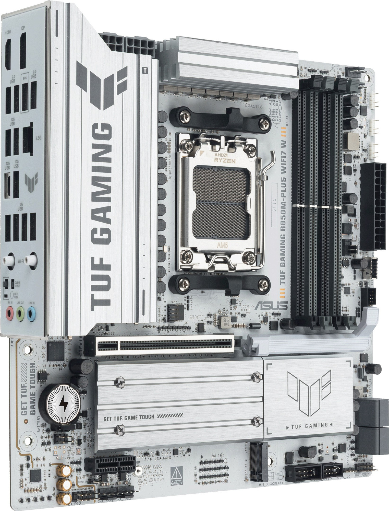 Материнская плата ASUS TUF GAMING B850M-PLUS WIFI7 W (TUF GAMING B850M-PLUS WIFI7 W)