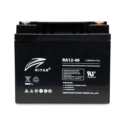Аккумуляторная батарея Ritar RA12-40 12В 40 Ач (RA12-40)