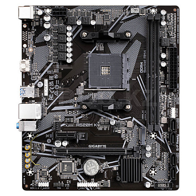 Материнская плата GIGABYTE A520M-K-V2 AM4 A520  MATX (A520M K V2)