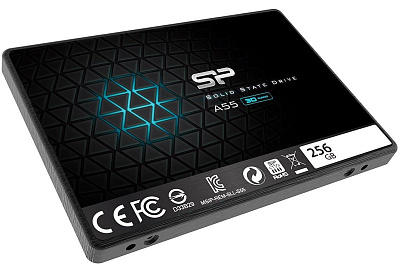  Твердотельный накопитель SSD SATA Silicon Power A55, 256 GB (SP256GBSS3A55S25)