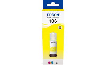 Контейнер с желтыми чернилами Epson C13T00R440 106 EcoTank YE Ink Bottle (C13T00R440)