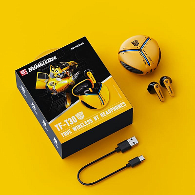 Наушники беспроводные TWS Transformers TF-T30 - Yellow (TF-T30-Y)