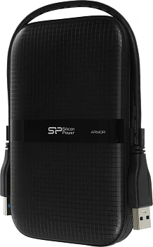 Внешний HDD Silicon Power Armor - A60 2TB USB 3.2 Gen1 Black (SP020TBPHDA60S3A)