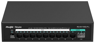 Коммутатор Ruijie Reyee RG-ES110GS-P-L PoE (RG-ES110GS-P-L)
