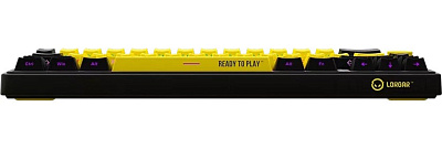 Клавиатура Lorgar KBP70MW, Black/yellow (LRG-KBP70MW-YL-RU)