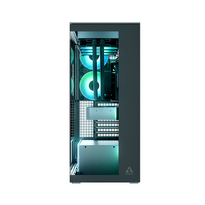 Компьютерный корпус Arctic Xtender, Black, Clear Glass (ACPCC00023A)