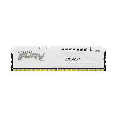 Модуль памяти Kingston FURY Beast White XMP EXPO KF552C40BW-16 DDR5 16GB 5200MHz (KF552C40BW-16)