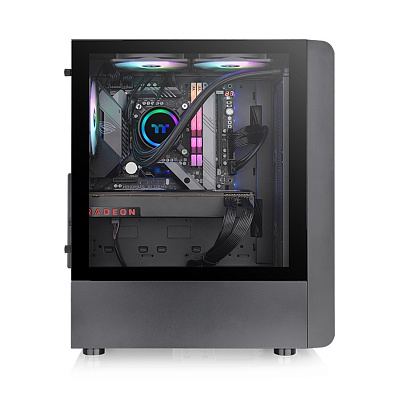 Компьютерный корпус Thermaltake S200 TG ARGB Black без Б/П (CA-1X2-00M1WN-00)