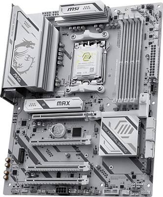 Материнская плата MSI MAG B850 GAMING PLUS MAX WIFI - Белая (MAG B850 GAMING PLUS MAX WIFI)