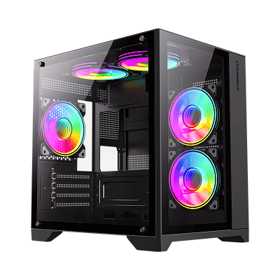 Компьютерный корпус Gamemax Infinity Mini 7 ARGB Fans + Controller Black (9101-0000R0191) (9101-0000R0191/9101-0000R0209)