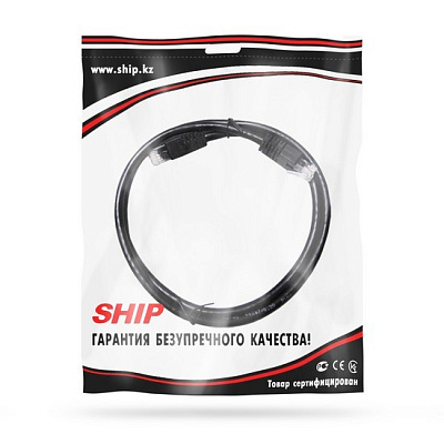 Патч Корд SHIP Cat.6 UTP LSZH RJ-45 1 м S6025BK0100-P (S6025BK0100-P)