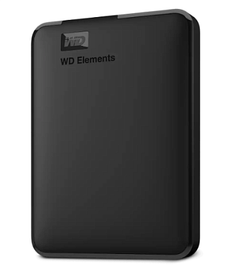Внешний жесткий диск 6Tb, WD Elements Portable Black (WDBHJS0060BBK-WESN)