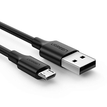 Кабель Ugreen US289 Micro USB Male To USB 2.0 A  Male Cable 1.5M (Black), 60137 (60137)