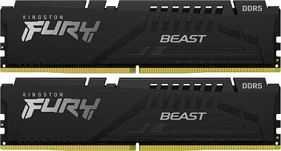 Оперативная память Kingston FURY Beast Black DDR5 64GB (Kit of 2) 5600MT/s (KF556C36BBE2K2-64)