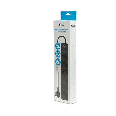 Сетевой фильтр SVC ZC6S-50M 5 м.  (ZC6S-50M)