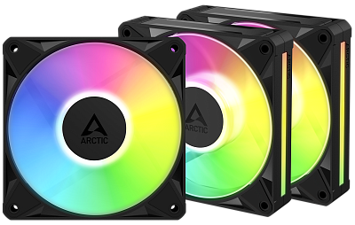 Вентилятор для корпуса ARCTIC BioniX P14 A-RGB 3-Pack, Black (ACFAN00341A)