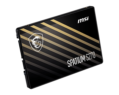 Твердотельный накопитель 480Gb SSD MSI SPATIUM S270 SATA III 2.5" (SPATIUM S270 SATA 2.5" 480 GB)