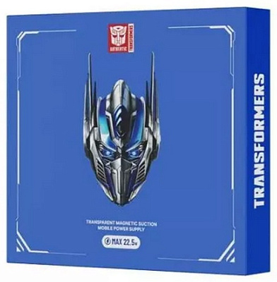 Пауэрбанк Transformers TF-D05 Optimus Prime, 10000 mAh, 2х 5000 mAh - Blue (TF-D05-OP)
