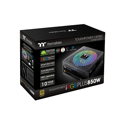 Блок питания Thermaltake Toughpower iRGB PLUS 850W Gold (PS-TPI-0850F3FDGE-1)