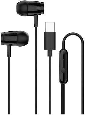 Наушники Canyon SEP-5 TYPE-C, Black (CNS-CEP5B)