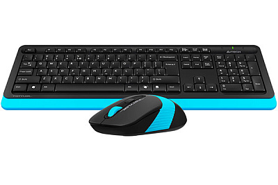 Клавиатура+мышь беспроводная A4tech Fstyler FG1010-BLUE USB (FG1010-BLUE Fstyler)