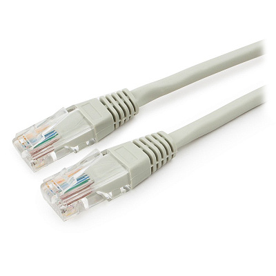 Патч-корд UTP Cablexpert, кат. 5e, 0.25м, серый (PP12-0.25M)