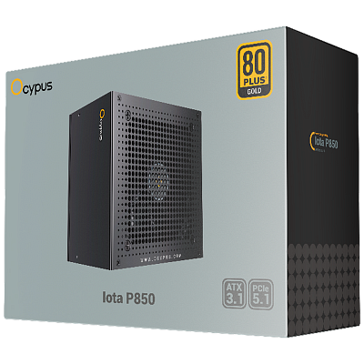 Блок питания Ocypus Iota P850 Черный 850W (Iota-P850-G1FFBK024X-EU)