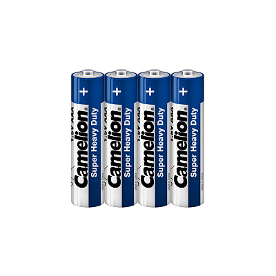 Батарейка CAMELION Super Heavy Duty R03P-SP4B 4 шт. в плёнке (R03P-SP4B)
