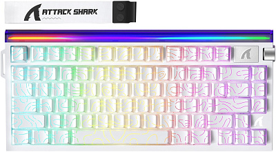 Клавиатура Attack Shark R85 HE White Contour (R85 HE White Contour)