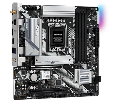  Материнская плата ASRock B760M Pro RS/D4 WiFi (90-MXBKZ0-A0UAYZ)