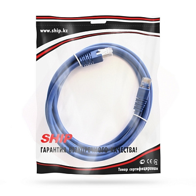 Патч Корд SHIP Cat.6 FTP RJ-45 3 м S7025BL0300-P (S7025BL0300-P)