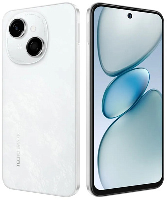Смартфон Tecno Spark Go 1 (KL4/GLITTERY WHITE 3/64)