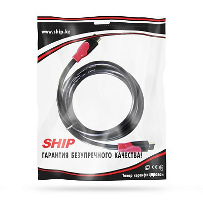 Интерфейсный кабель HDMI-HDMI SHIP SH6016-1.5P 30В Пол. пакет (SH6016-1.5P)