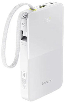Портативный внешний аккумулятор Baseus EnerFill FC51 Bipow2 Pro, 10000mAh 22.5W - White (E0027601)