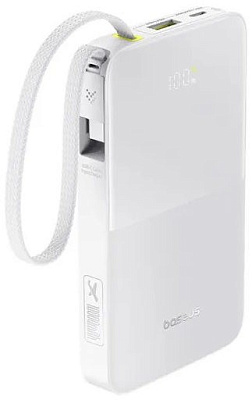 Портативный внешний аккумулятор Baseus EnerFill FC51 Bipow2 Pro, 10000mAh 22.5W - White (E0027601)