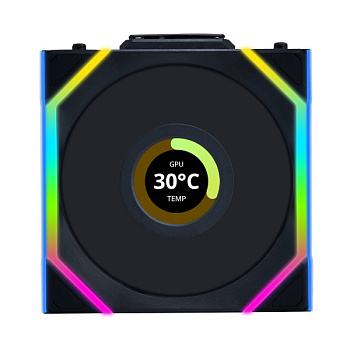 Вентилятор для корпуса Lian Li UNI FAN SL WIRELESS LCD 1x120mm (G99.12SLLCD1W1B.00)