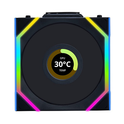 Вентилятор для корпуса Lian Li UNI FAN SL WIRELESS LCD 1x120mm (G99.12SLLCD1W1B.00)