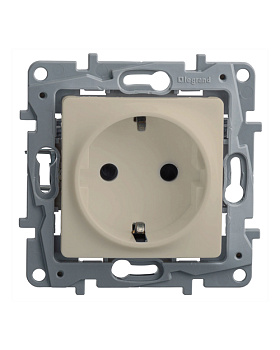 Legrand 672321 Розетка 2К+З СЛНК ETIKA (672321)