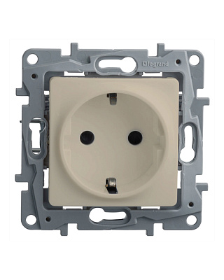 Legrand 672321 Розетка 2К+З СЛНК ETIKA (672321)