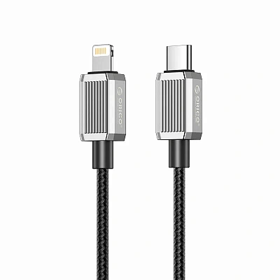 Кабель USB C - Lightning(m) 8-pin, 1m (ORICO-GQA29-10-BK-BP) 
