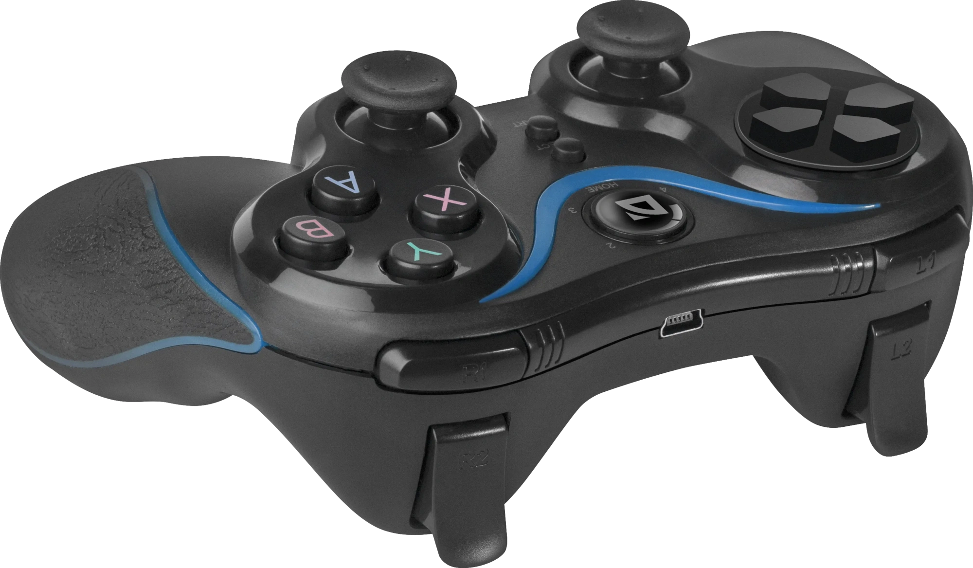 Геймпад Defender Blaster, 12 кнопок, 4-поз джойстик, 2 D-Pad, Bluetooth, Li-ion, USB (64283)