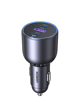Автомобильное зарядное устройство 2C1A, 130W + Кабель 1м EC705 (55511) UGREEN