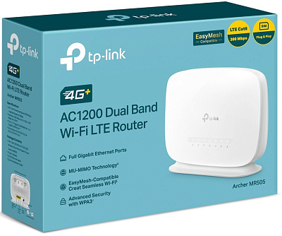 Маршрутизатор беспроводной 4G+ LTE TP-Link Archer MR505 (Archer MR505)