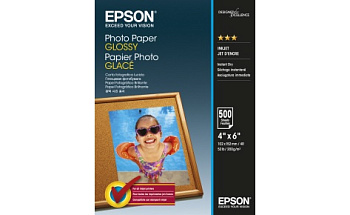 Фотобумага 10х15 Epson 500 Л. 200 Г/М2 Glossy Paper (C13S042549)