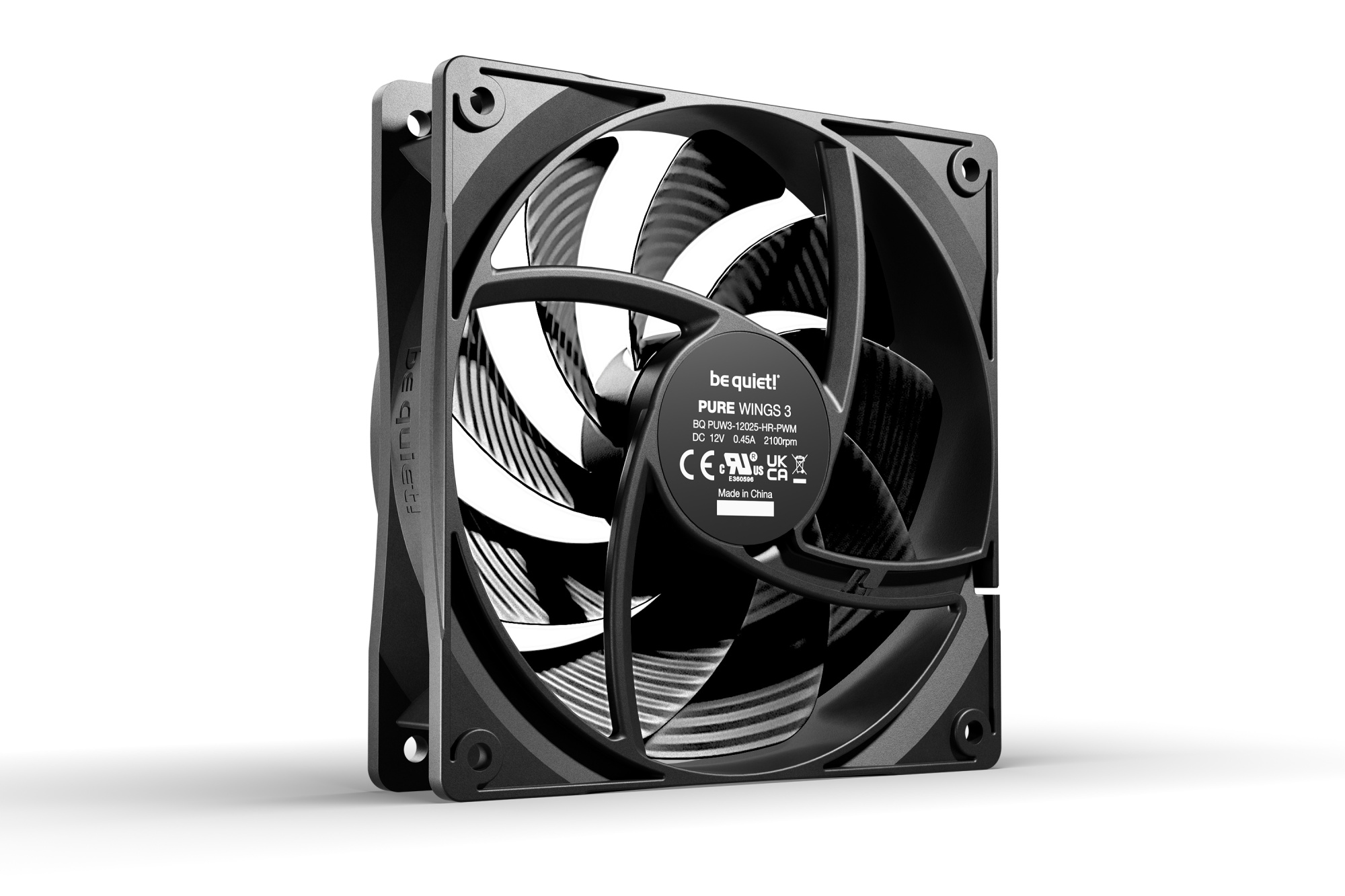 Вентилятор для компьютерного корпуса Bequiet! Pure Wings 3 120mm PWM high-speed (BL106)