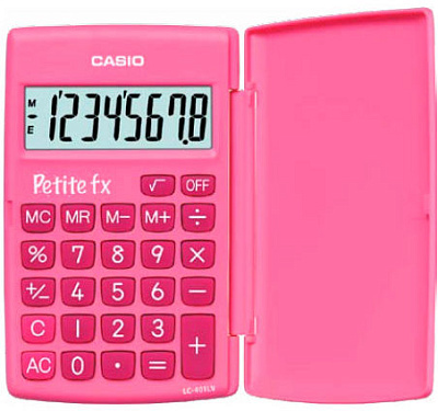 Калькулятор карманный CASIO LC-401LV-PK-W-A-EP (LC-401LV-PK-W-A-EP)